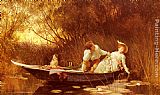 Luke Fildes Simpletons, The Sweet River painting